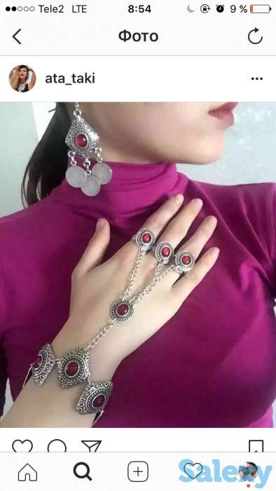 Украшения бижутерия в национальном стиле, фотография 4