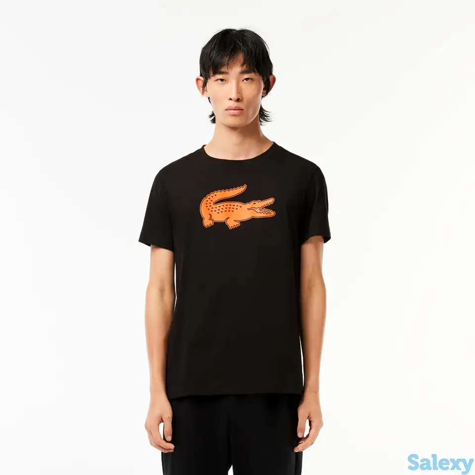 Мужская футболка lacoste  с принтом, фотография 1