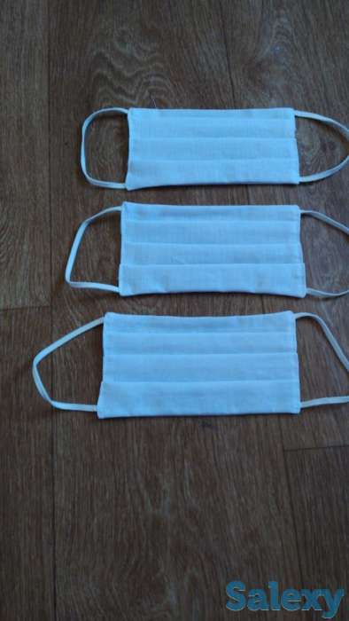Продам маски многоразовые хб, спанбонд и резинки 3мм, фотография 3