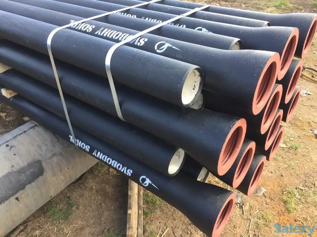 Труба ВЧШГ (чугунная) 80 / 100 / 150 / 200 / 250 / 300 400 / 500 / 600 / 700 / 800 мм, фотография 1