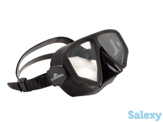 Маска подводная scorpena c2 (черный силикон), фотография 4