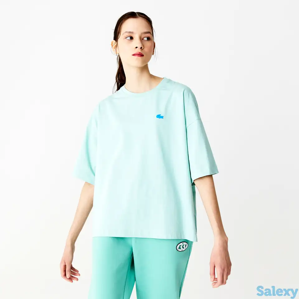 Футболка lacoste oversize fit, фотография 1