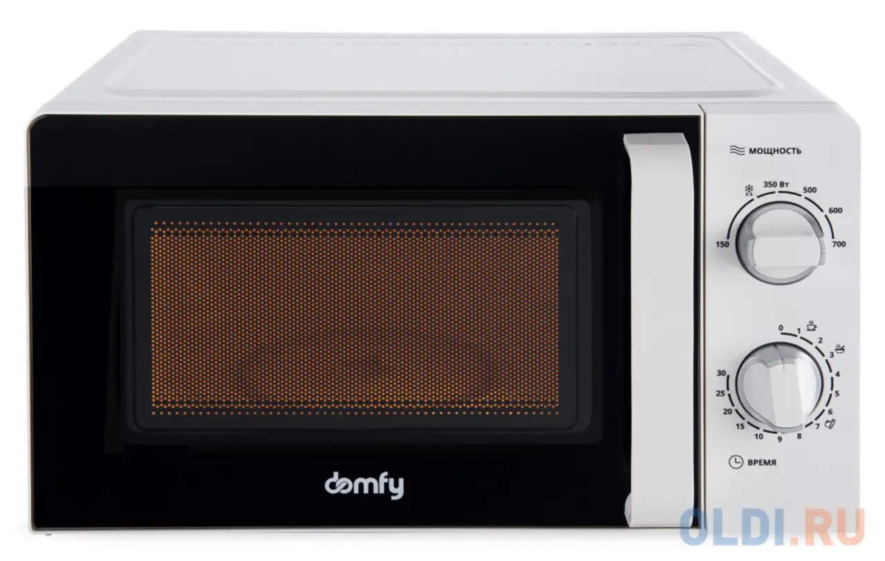 Микроволновая печь domfy dsw-mw201 700 вт белый, фотография 1