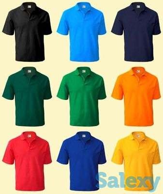 Футболки и бейсболки однотонные оптом., фотография 1