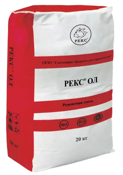 Ол - безусадочная облегченная тиксотропная цементная смесь для ремонта потолочных поверхностей, фотография 1