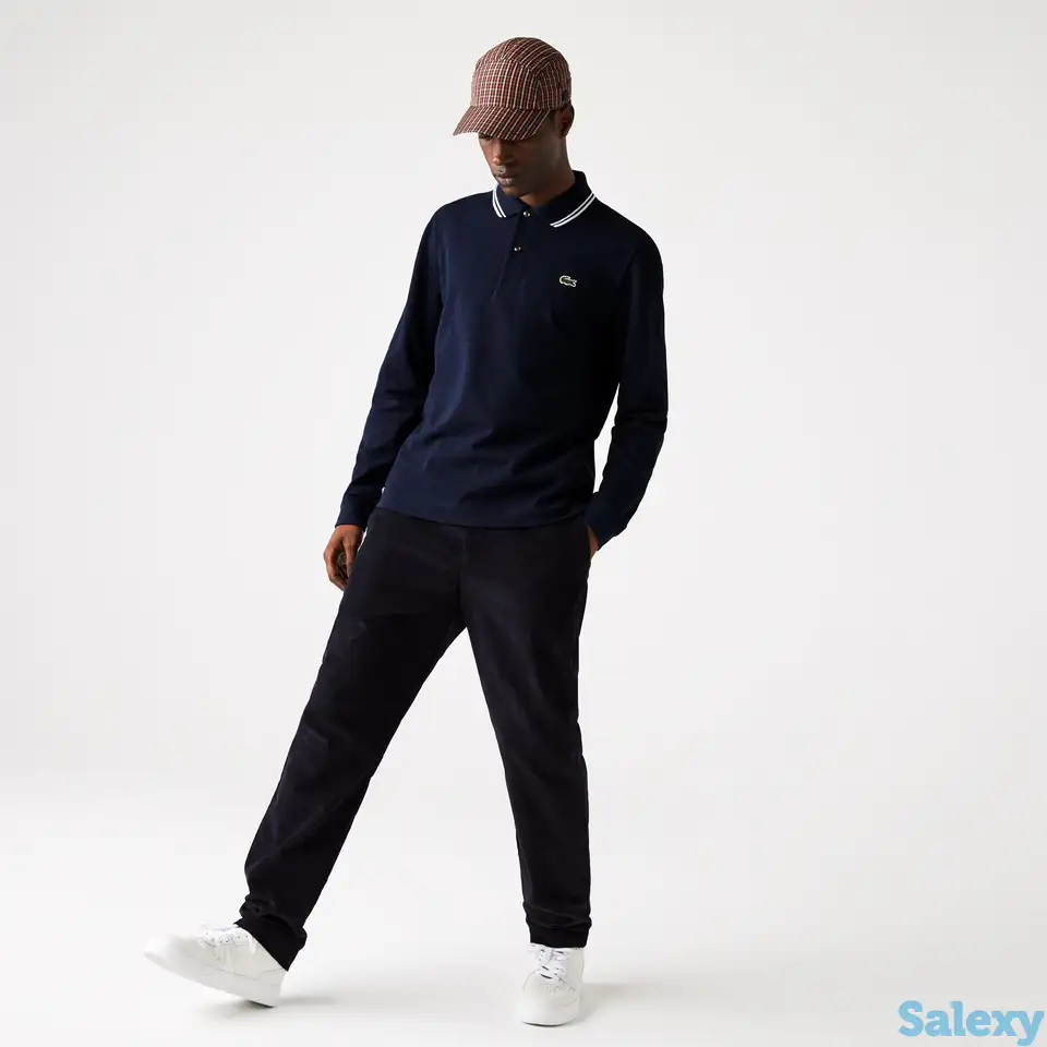 Мужская рубашка поло lacoste classic fit из хлопка, фотография 1