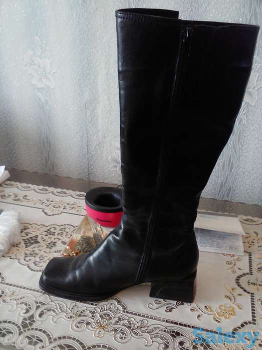 Продаю  кожаные  сапоги, фотография 2