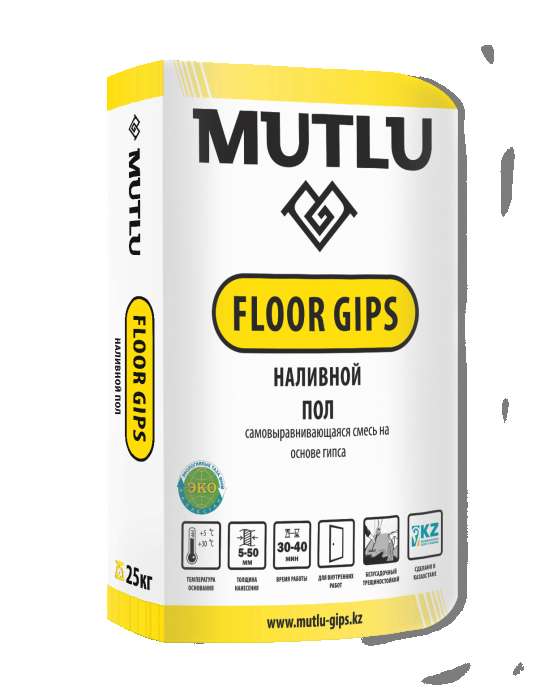 Сухие строительные смеси т.м “MUTLU  FLOOR GIPS”, фотография 1