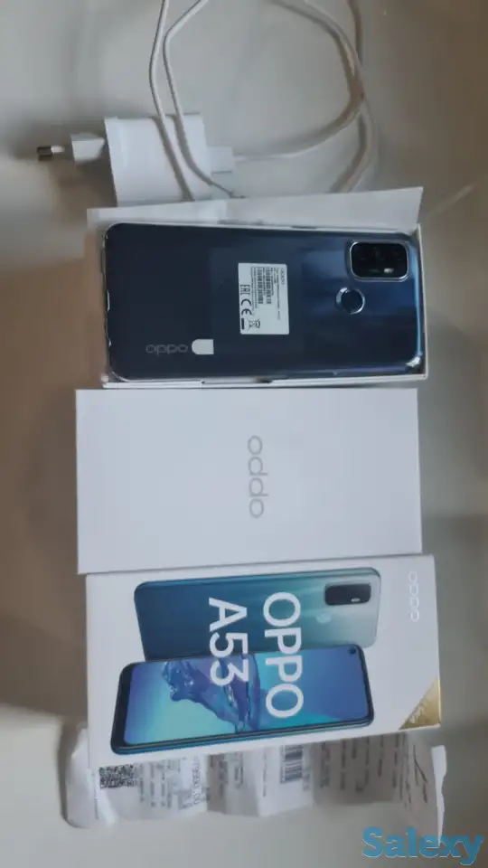 Продам новый телефон OPPO A53 в идеальном состоянии, куплен 04.06.2022 года, на гарантии, память 4/64, аккумулятор 5000м, фотография 1