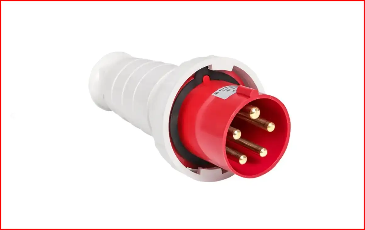 Вилка переносная силовая ССИ-035 3РРЕN 63А  380-415В IP54, фотография 1