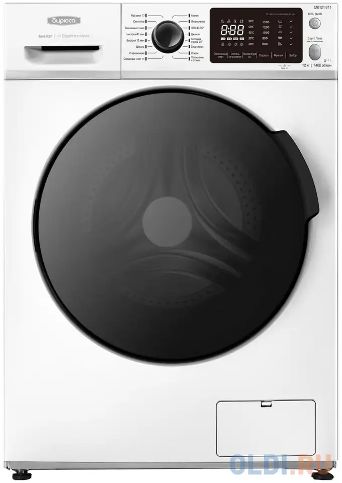 Стиральная машина бирюса wm-mg1214/11 белый, фотография 1