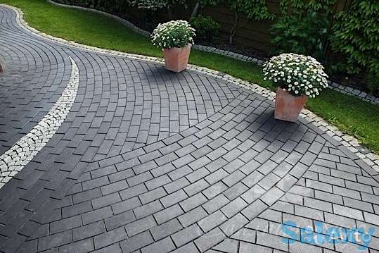 Укладка тротуарной плитки, фотография 1