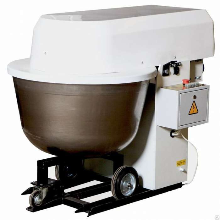 Тестомес ТММ-140.2 двухскоростной с дежой из нерж. стали (140 литров), фотография 2