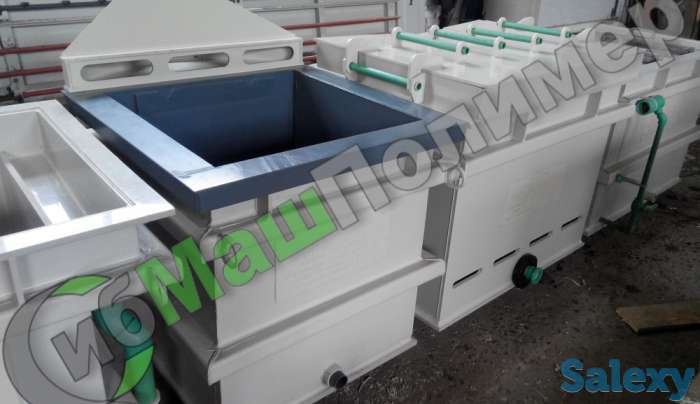 Гальванические ванны, гальванические ванны из полипропилена, гальваническая ванна цинкования, фотография 4