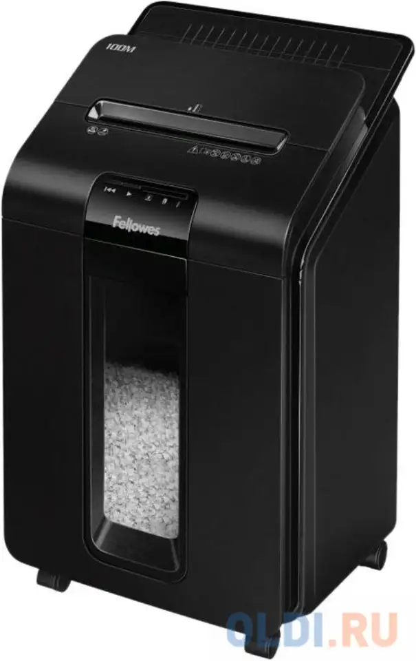 Шредер fellowes automax 100m, минирезка, din p-4, 4х10 мм, автоподача 100, фотография 1