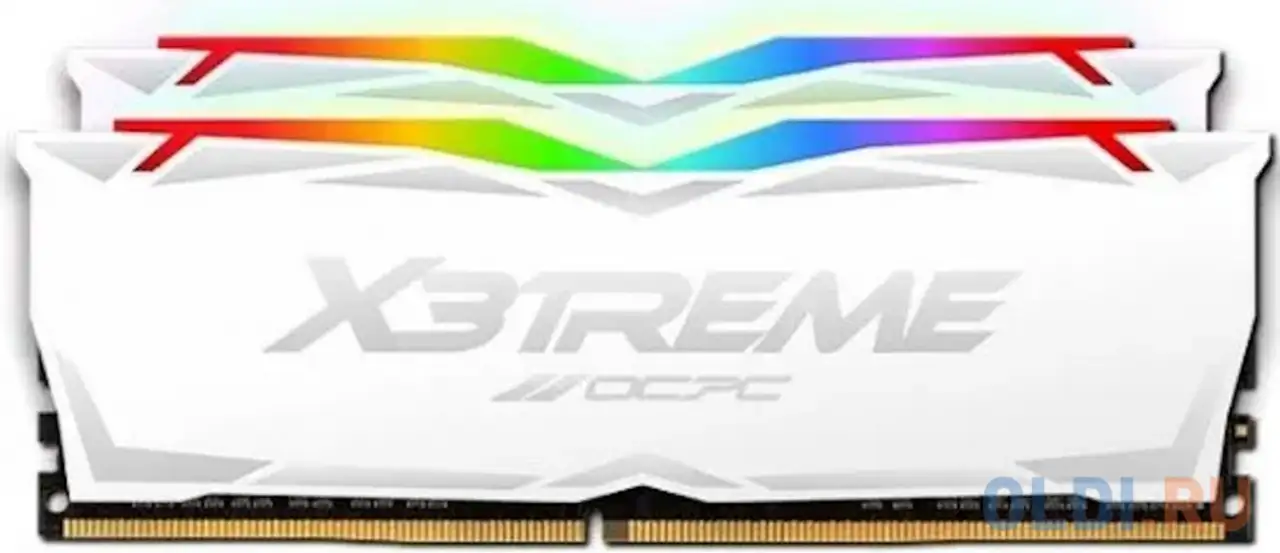 Модуль памяти ddr 4 dimm 16gb (8gbx2), 3600mhz, ocpc x3 rgb, фотография 1