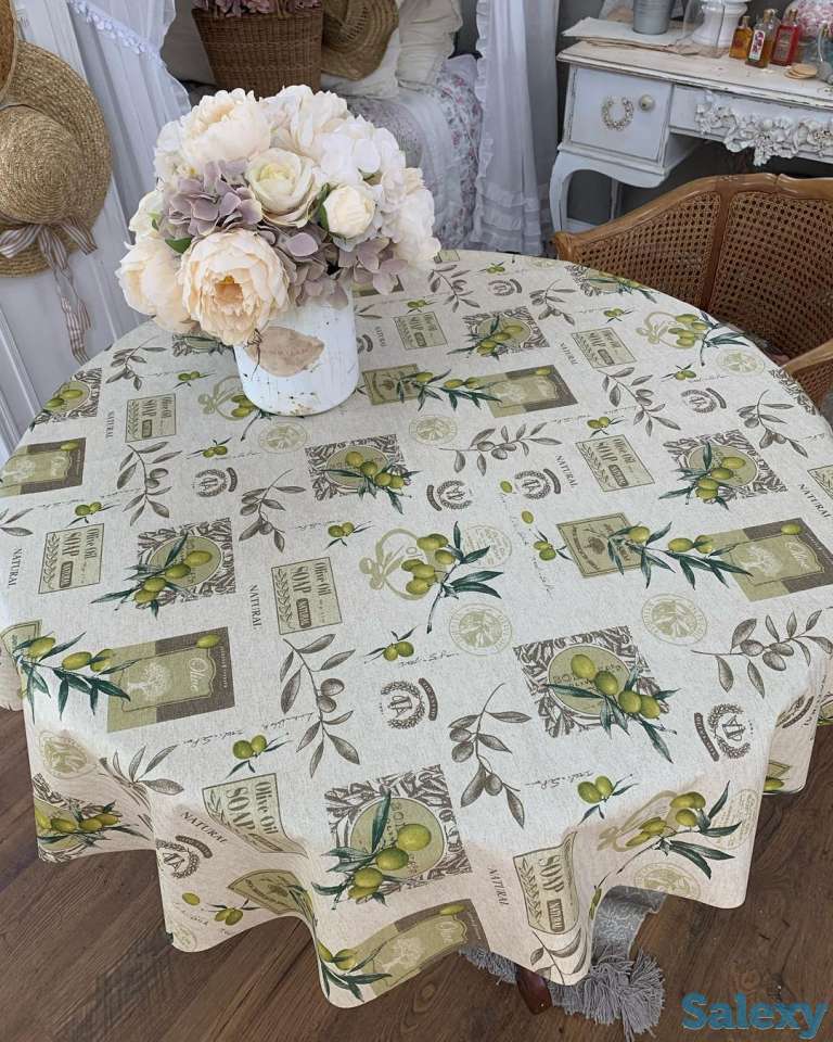 Шикарная итальянская скатерть Loneta Savona ширина 140 см, фотография 5