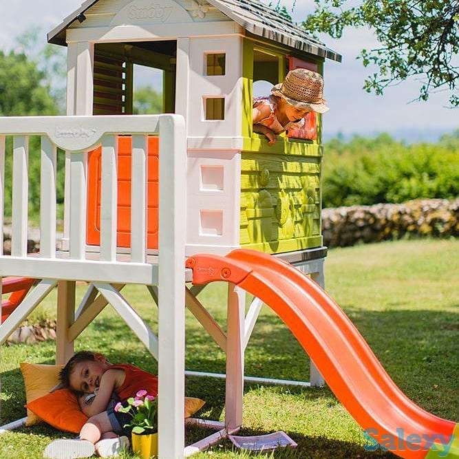 Детский игровой домик Smoby,на сваях с горкой, фотография 2