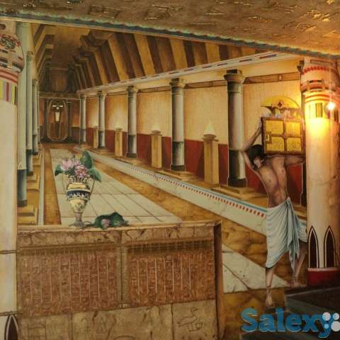 Картины, портрет, настенная роспись, лепка на стене, фотография 3