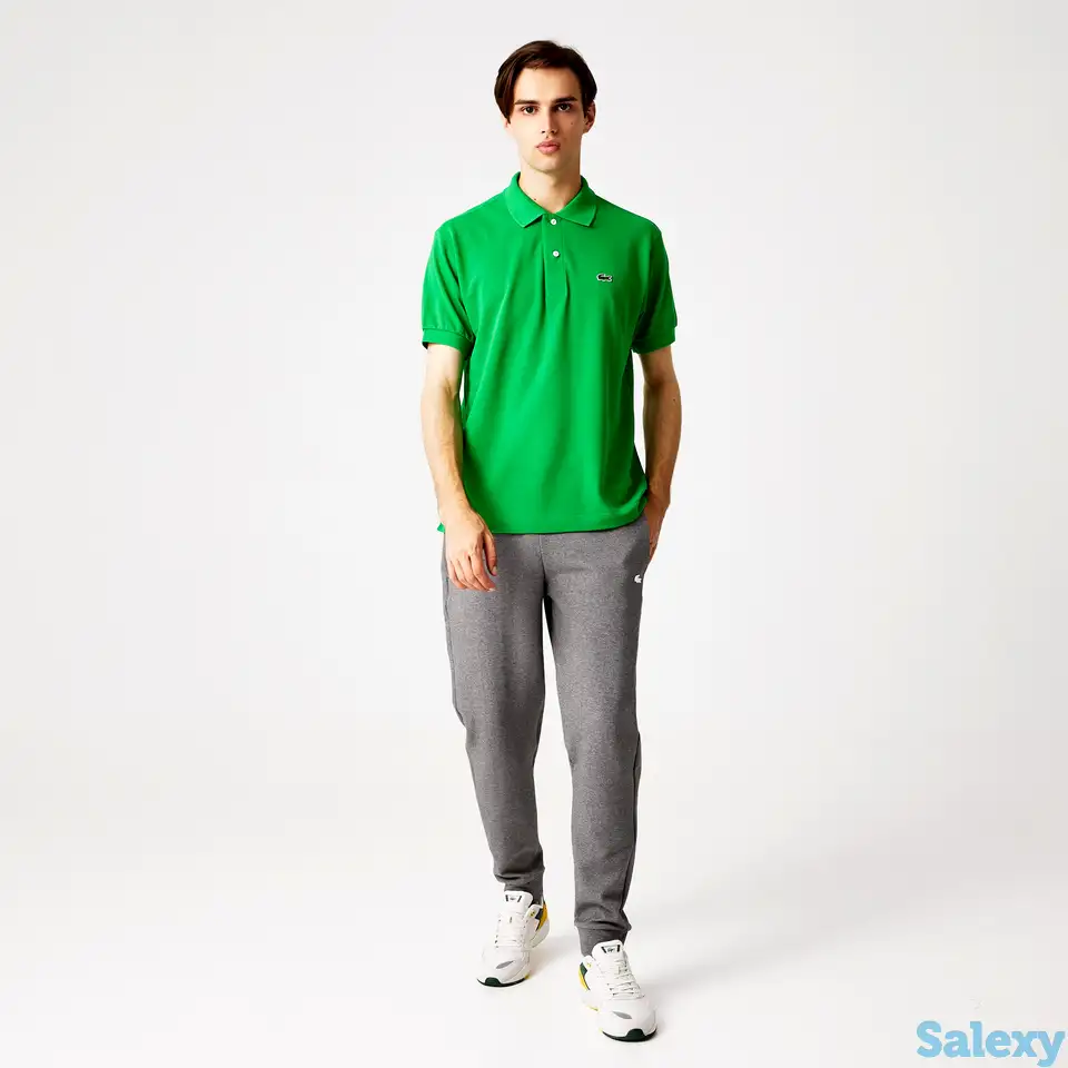 Мужские брюки для бега lacoste из хлопка, фотография 1
