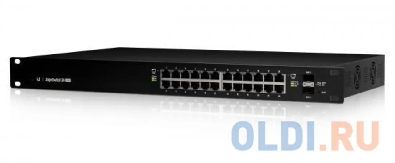 Коммутатор ubiquiti es-24-250w edgeswitch, 24-port, 250w, фотография 1