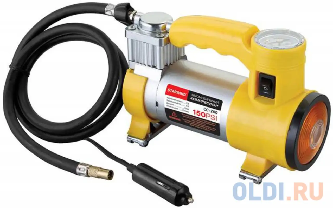 Автомобильный компрессор starwind cc-200, фотография 1