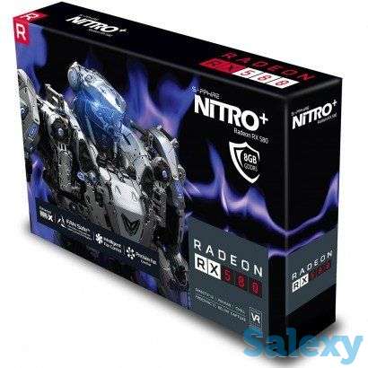 Видео карта Sapphire nitro+ radeon rx 580 8gb! В НАЛИЧИИ!, фотография 1