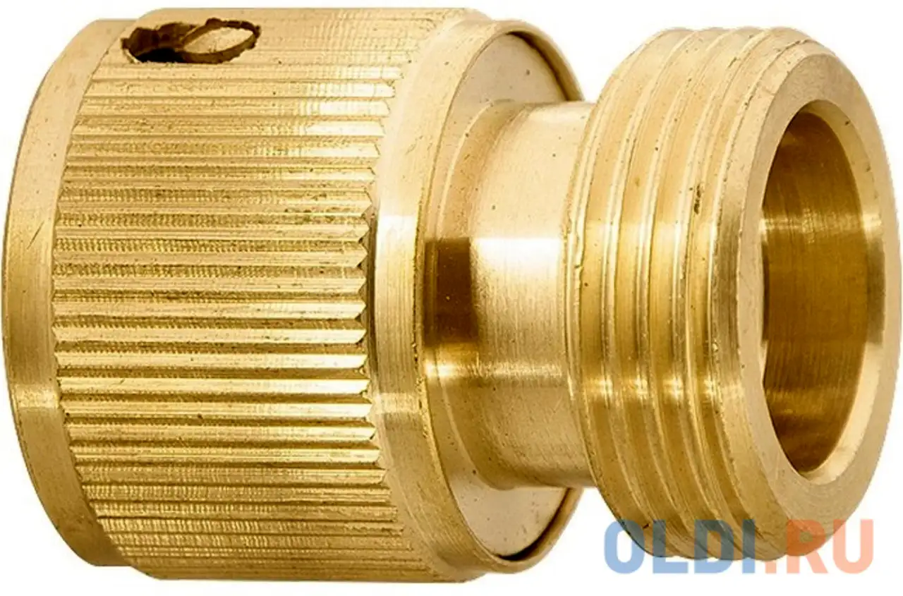 Соединитель латунный быстросъемный, внешняя резьба 3/4