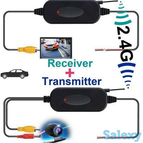 Продам автомобильный беспроводной приемопередатчик видеосигнала для камеры заднего вида, фотография 1