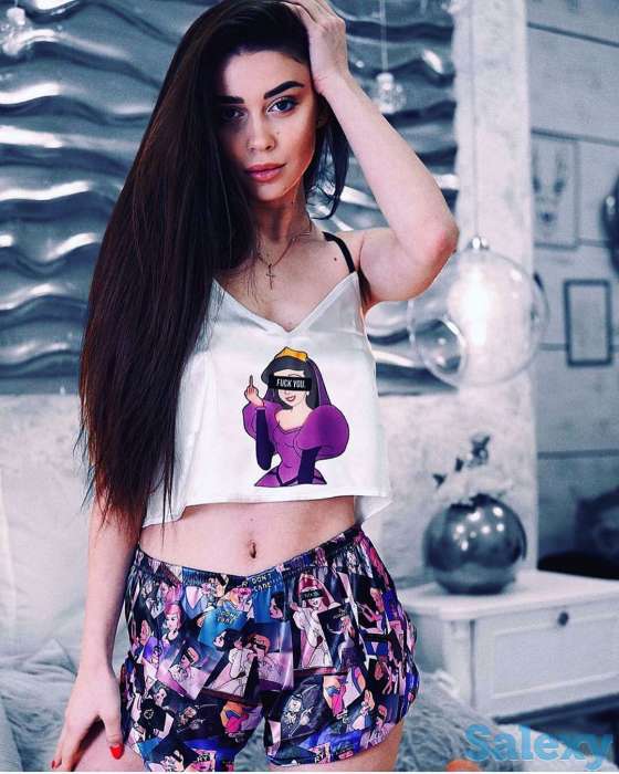 Женская пижама с принтом, фотография 3