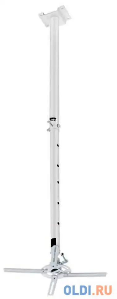 Кронштейн для проектора buro pr06-w белый макс.20кг потолочный поворот и наклон, фотография 1