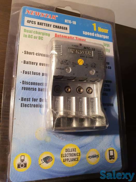 Зарядное устройство Newstar NTC-18, зарядка на 4 штуки за один час, фотография 7