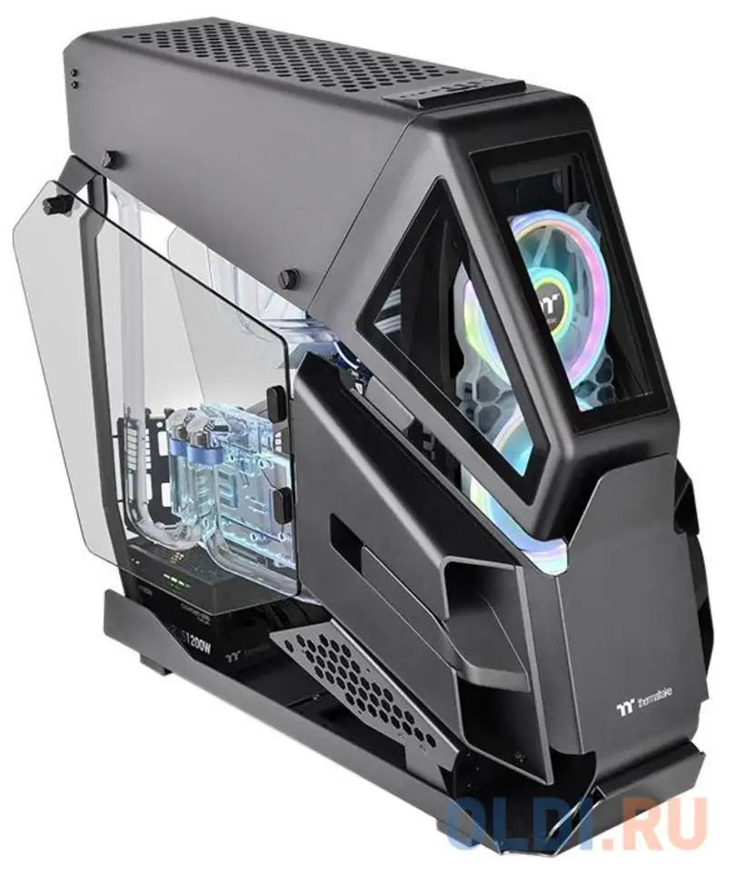 Корпус e-atx thermaltake ah t600 без бп чёрный, фотография 1