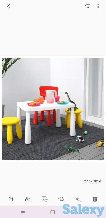 Стол маммут икеа, фотография 2