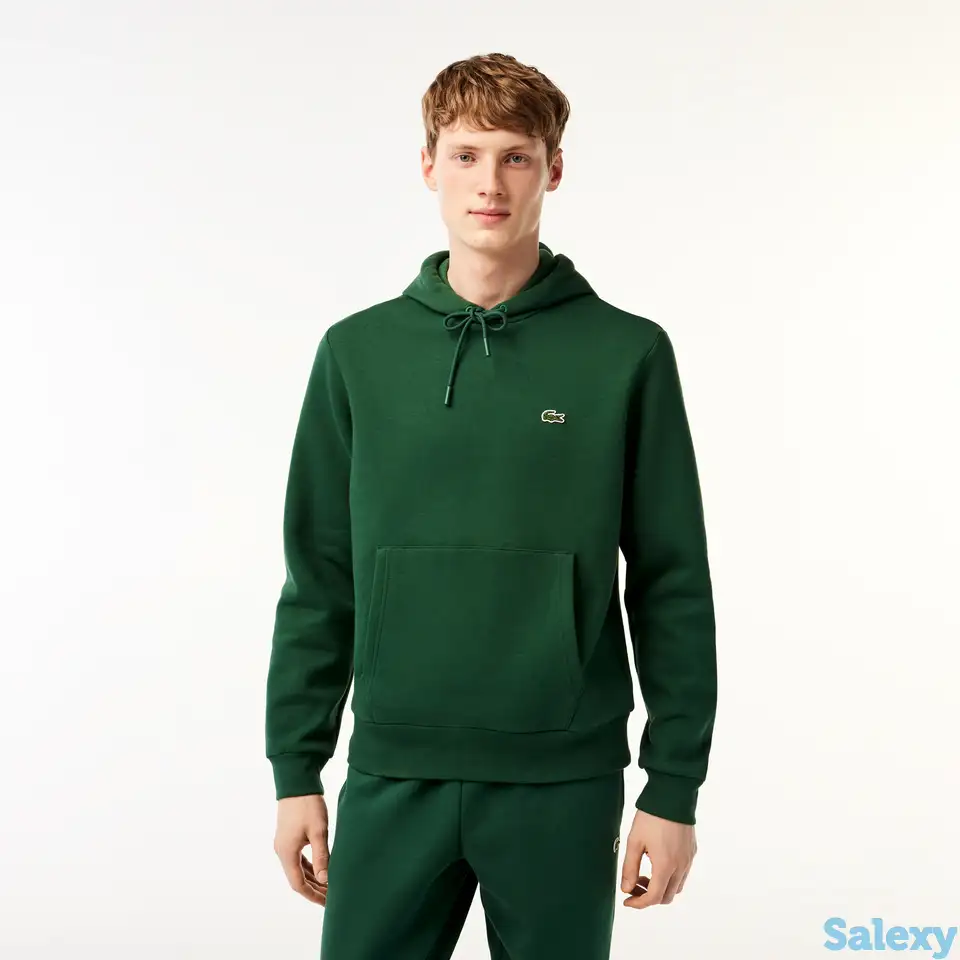 Толстовка lacoste classic fit с флисом, фотография 1