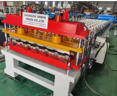 Линия по изготовлению модульной металлочерепицы с ЧПУ, Модель JB100, фотография 2