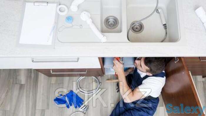 Установка обратного клапана (d 50 мм) в алматы. услуги сантехника, фотография 1