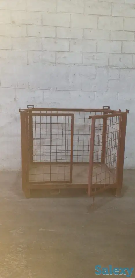 Б/У контейнеры сетчатые  для складирования серии КС-16 (1050х1000х1200), фотография 3