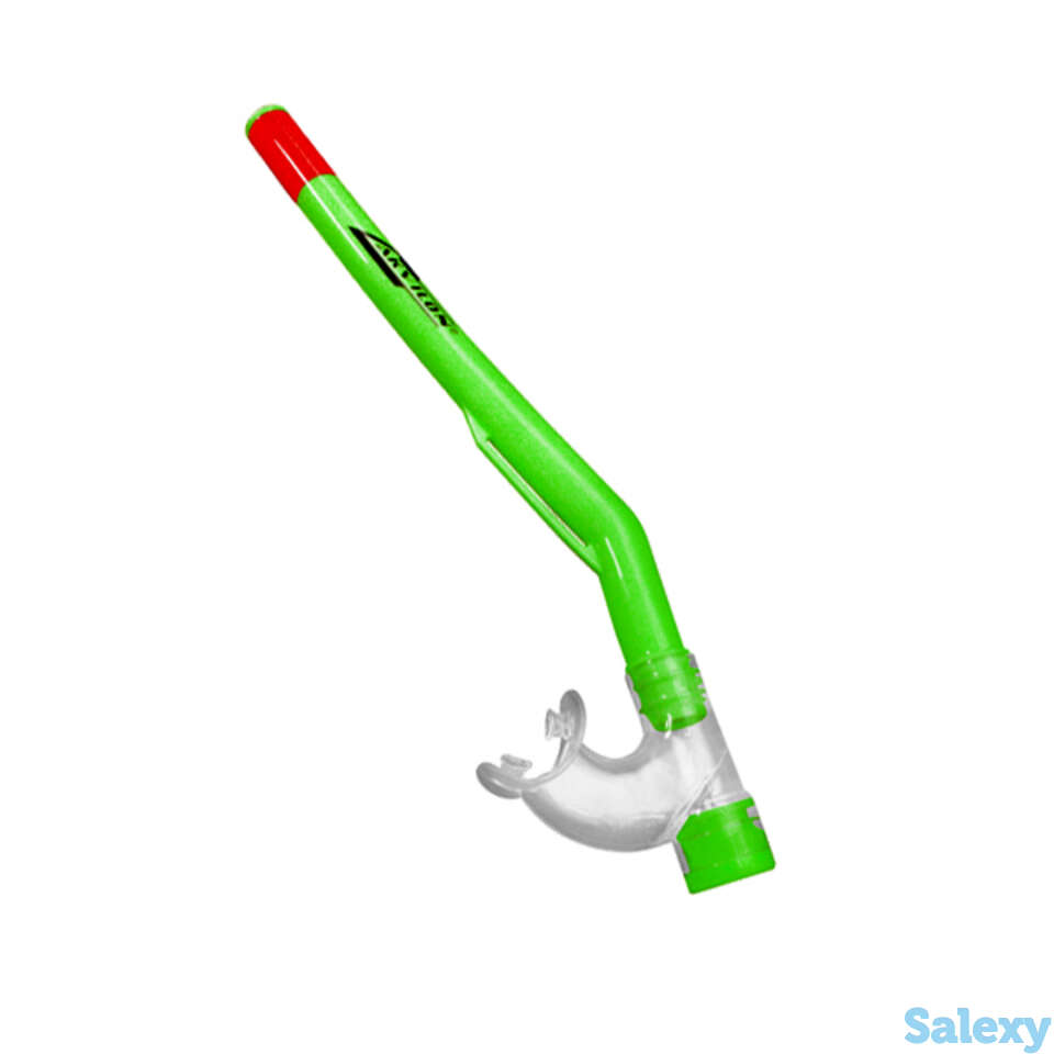 Трубка seashore baby с клапаном sn-06 зелёная akvilon, фотография 1