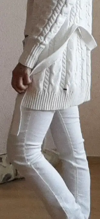 Продам новый белый женский кардиган, размер S р.44, фотография 2