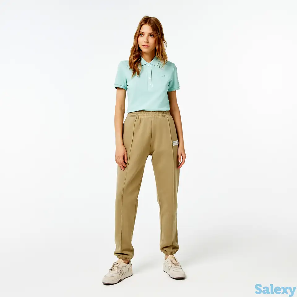 Женские фланелевые спортивные брюки lacoste, фотография 1