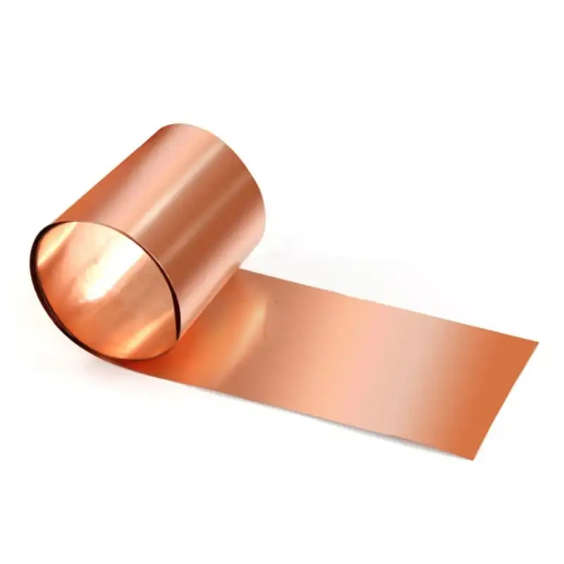 Медная фольга 0.1 мкм, B 20-600 мм, Марка: М1; М1т; М2т..., фотография 1