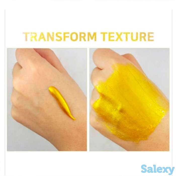 Маска-плёнка 3w clinic collagen & luxury gold peel off pack, фотография 3