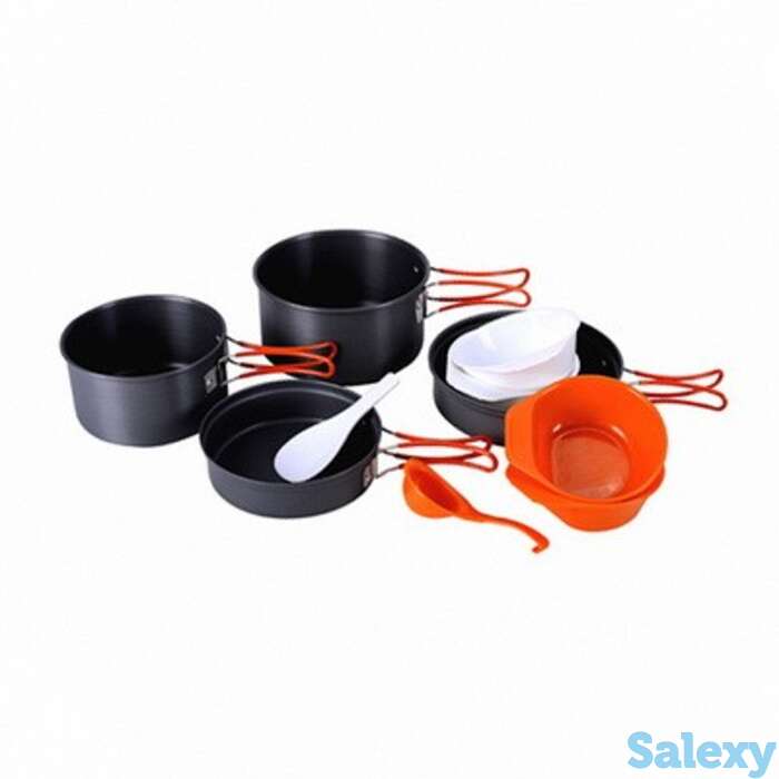 Набор посуды туристический fire-maple fmc-k7 из анодированного алюминия, фотография 1