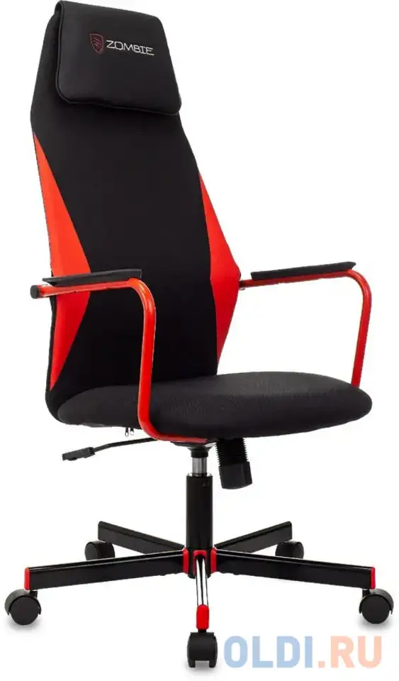 Кресло для геймеров zombie one чёрный красный, фотография 1