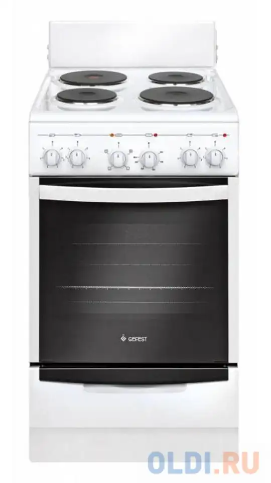 Электрическая плита gefest 5140-01 0035 белый, фотография 1