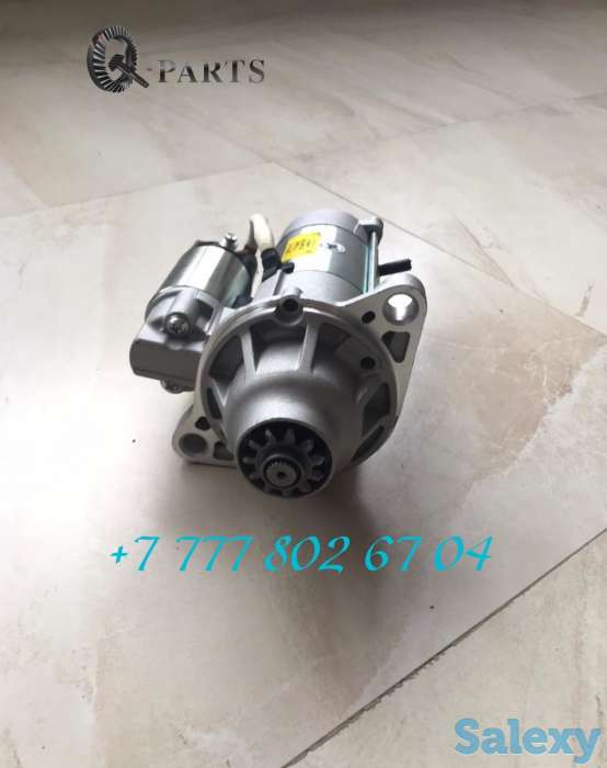 Стартер на двигатель Cummins, Mitsubishi для экскаватора Hyundai R210LC., фотография 2