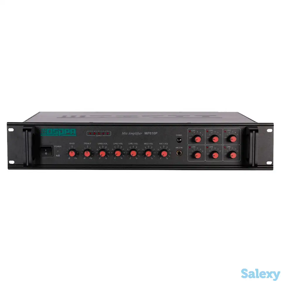 Микшер-усилитель dsppa mp610p, фотография 1