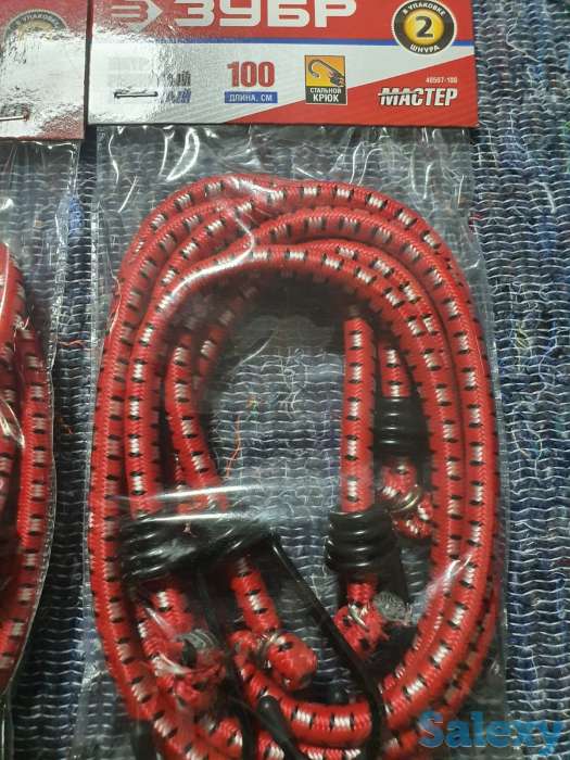 Шнур STAYER MASTER резиновый крепежный со стальными крюками 80 и 100см, фотография 3