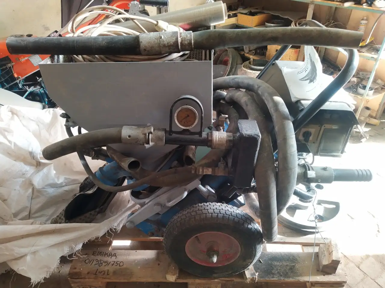 Установка для торкретирования бетона, торкрет установка АС 1, фотография 2